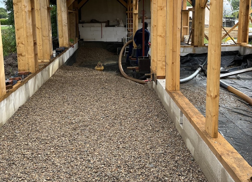 Biobased isoleren & draineren in de bouw en in de tuin, met schelpen